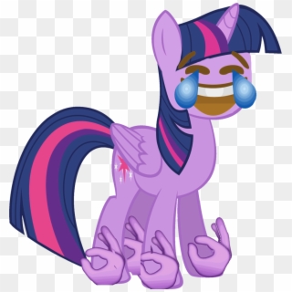 👌, 😂, Alicorn, Cursed Image, Downvote Bait, Emoji, - My Little Pony Twilight Sparkle Clipart