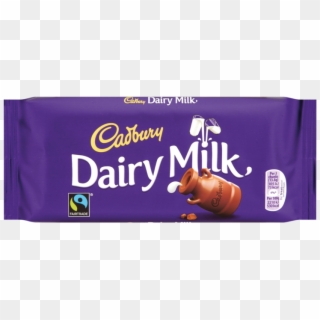 Cadbury Dairy Milk Chocolate Bar 110g - Cadbury's Bar Clipart