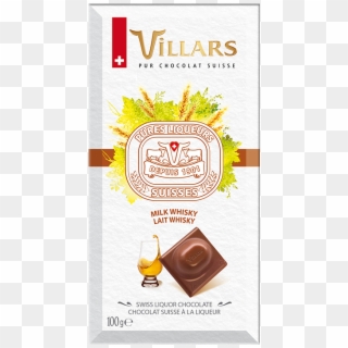 Villars Swiss Milk Chocolate Bar Filled With Whiskey Clipart