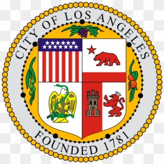 City Seal Of Los Angeles - Los Angeles Flag Clipart
