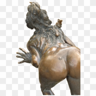 The Witch Butt Po Ass Bronze Figure From The Rear - Ass Po Clipart