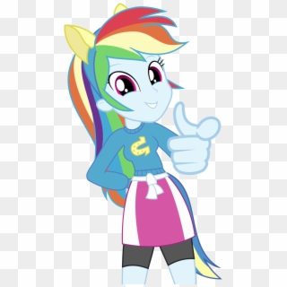Rainbow Dash Pointing At You Vector By Greenmachine987 - My Little Pony Equestria Girls Rainbow Dash Deviantart Clipart
