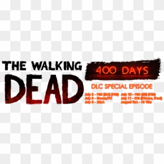 The Walking Dead - Telltale Walking Dead 400 Days Logo Clipart