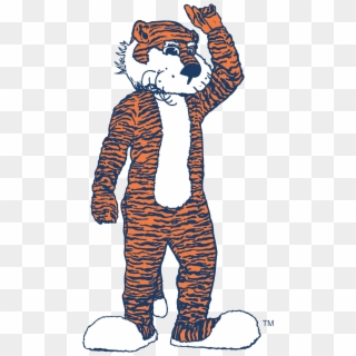 Auburn University Seal And Logos - Clemson Tiger Mascot Standing Clipart