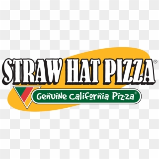 Straw Hat Pizza Santa Maria - Straw Hat Pizza Logo Clipart