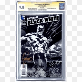 Batman Black And White Signed Comic Book - Batman Black And White #2 By Steranko Clipart