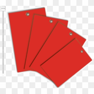 Red Write-on Vinyl Tag - Cardstock Equipment Tags Clipart