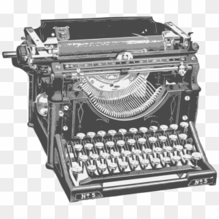 Typewriter Machine Office Supplies Invention - Typewriter Invention Clipart