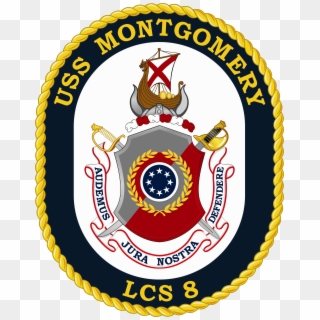 Uss Montgomery Lcs-8 Crest - Battle Of Bunker Hill Symbol Clipart