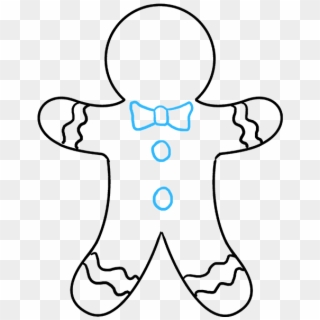 680 X 678 7 - Gingerbread Man To Draw Clipart