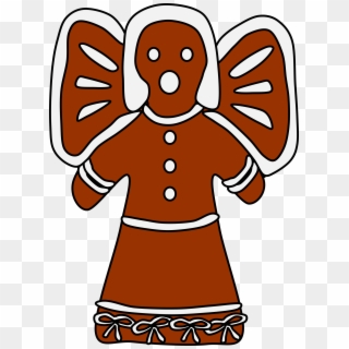 The Gingerbread Man Gingerbread House Computer Icons - Gingerbread Man Angel Clipart