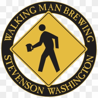 Walking Man Walking Stick Stout - Walking Man Brewery Logo Clipart