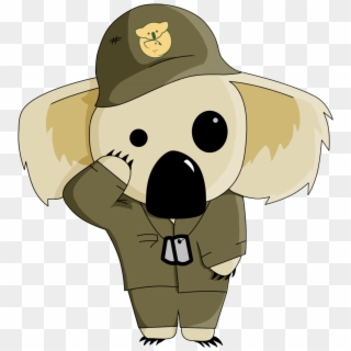 Urban Salutes You - Army Koala Clipart