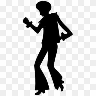 Dancing Clipart Shadow - Disco Dancer Silhouette Png Transparent Png