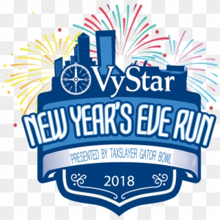 New Year's Eve Run 2018 Logo - Graphic Design Clipart