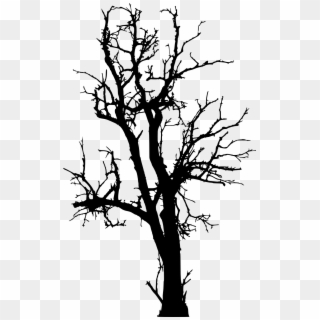 Free Download - Dead Tree Silhouette Png Clipart