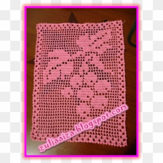 My Grape Motif Tray Mat - Crochet Clipart