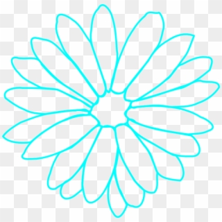 Blue Flower Png Clipart