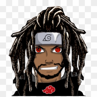 Black Anime Characters With Dreads Png , Png Download Clipart