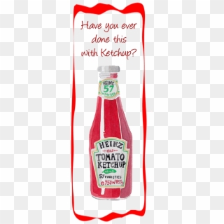 Cooking With Ketchup - Glass Bottle Clipart