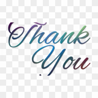 Thankyou Thank You Transparent Background Black Clipart Pikpng