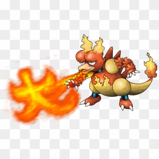 #126 Magmar Used Fire Blast And Fire Spin Clipart
