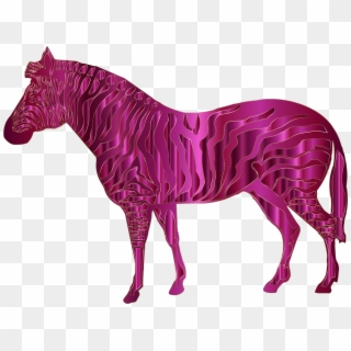 This Free Icons Png Design Of Fuchsia Zebra Clipart