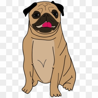 Pug Clipart Puggle - Names For Pug Male - Png Download