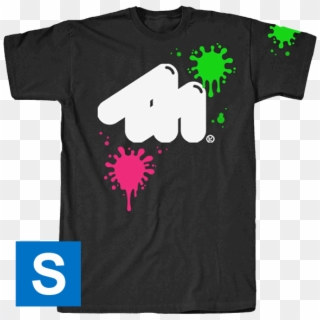 Bubble Splat Mens T-shirt - Active Shirt Clipart