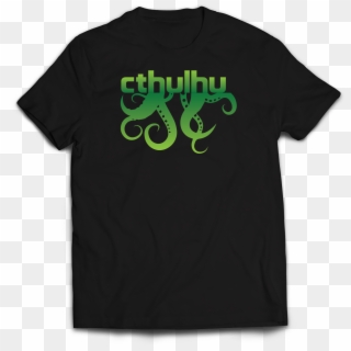 Cthulhu - Shirt With Text On Back Clipart
