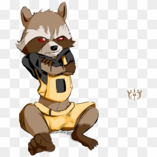 So Rocket Wore This Dope Ass Cute Af Outfit - Cartoon Clipart