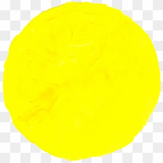 15 Paint Circles - Yellow Dots Clipart