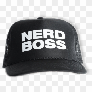 Nerd Boss Trucker Hat - Nerd Hat Clipart
