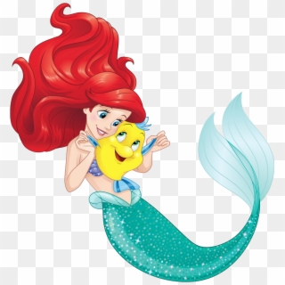 Ariel La Sirenita, Princesas Disney, Sirenas, Nuevas, - Little Mermaid Custom Shirts Clipart