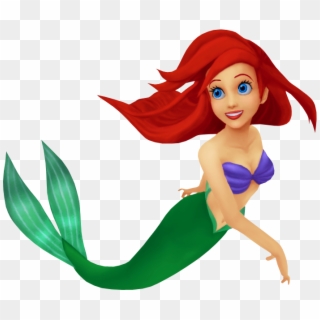 Ariel Png - Ariel The Little Mermaid Kingdom Hearts Clipart