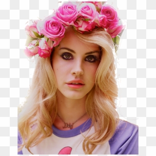 14th Jul - Lana Del Rey Cabelo Rosa Clipart