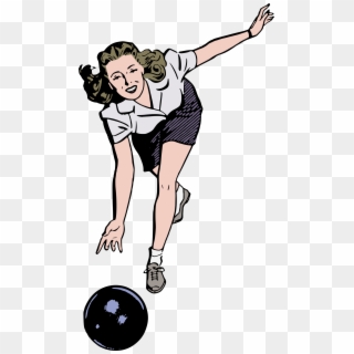 This Free Icons Png Design Of Bowling Woman Colour Clipart