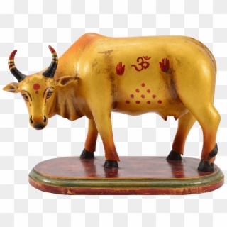 Golden Cow Figurine 1 - Golden Cow Clipart