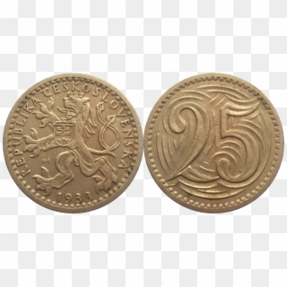 25 Haleru Csk - Old Egypt Coin Clipart