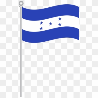 Flag Of Vector Graphics - Imagen De La Bandera De Honduras Clipart