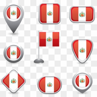 Peru Flag Icon - Free World Flags Icons Psd Clipart
