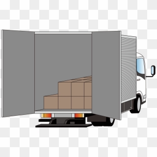 1170 X 750 1 - Delivery Truck Back Side Vector Clipart