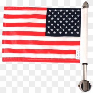 Pro Pad Square Sissy Bar Flag Mount With In Usa Flag - Usa Flag Vector Art Free Clipart