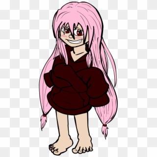 Milee With Long Hair Clipart