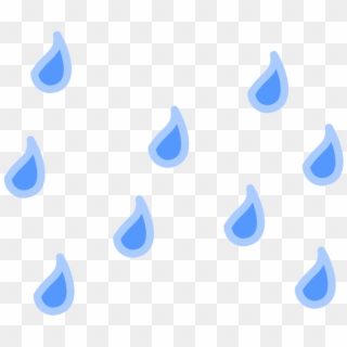 Raindrops Falling Of A Black Cloud Free Weather Icons Clipart