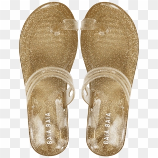 Lily Nu Pieds Sandals Gold Glitter - Flip-flops Clipart