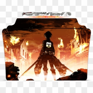Folder Icons Attack On Titan - Shingeki No Kyojin Eren Wallpaper Hd Clipart