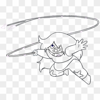 Whip Drawing At Getdrawings - Steven Universe Amethyst Black And White Clipart