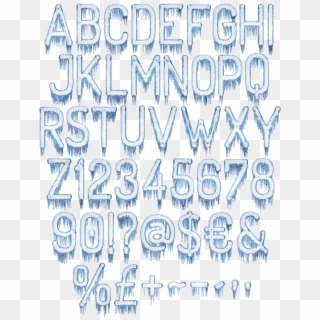 595 X 757 1 - Ice Font Clipart