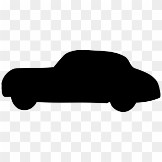 Clipart Stylized Car Silhouette Line Art In Png - Silhouette Of Car Png Transparent Png